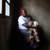 Aldegonde Kasoki Simisi (42) pictured with her son Japhet Kambale Kamathe  Photo: Eugene Ikua/Concern Worldwide