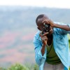 Celestin taking a photo 