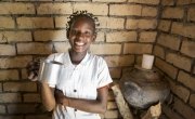 15 year old Liliana Mwenza wa llunga from Mulombwa, DRC who has benefited from Concern's WASH programmes. Photo: Concern Worldwide.