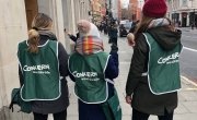 Concern street fundraisers out and about in London. Photo: Lola Sole