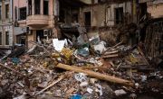 Destruction and rubble in Ukraine