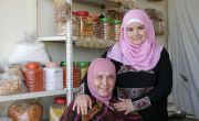 Bushra and her mum, 58-year-old Dalia. “My mother is everything to me," said Bushra. "She encourages me to continue and supports me to be stronger, never to stop what I am doing. I couldn’t have done this without her.” Photo: Darren Vaughan/Concern Worldwide