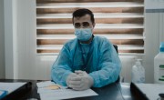 Dr. Khaled Muhammed Saeed in the Primary Health Care Centre in Kabarto Camp 1. Photo: Concern Worldwide/ George Henton