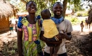 George Mukaly Ngoyi & Natalie Ngoyi. George has undergone gender equality training supported by Concern.