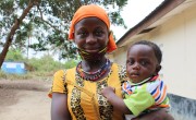 Mariatu Tholley and Abdulai Kabia Macorner Community SLM Project. Photo: Charlotte Woellwarth/Concern Worldwide