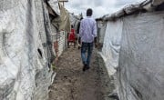 Over 200,000 people in 2021, more than a quarter of the local population in Unity state, were forced to leave their homes due to severe flooding. Photo: Kirk Prichard/Concern Worldwide