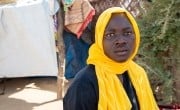 Nayla* (20) in a refugee camp in Eastern Chad. (Photo: Eugene Ikua/Concern Worldwide)