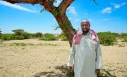 Community leader and farmer Yusuf lives in Juvagalile, a small village in Borama, Awdal region. This is one of the areas Concern has been supporting communities for the past 3 years. Photo: Concern Worldwide