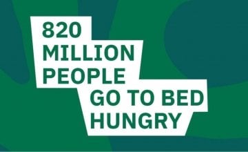 How many people hungry worldwide in 2018