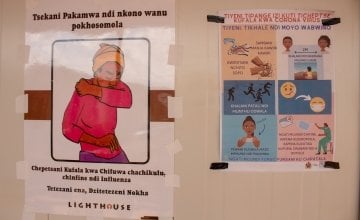 Covid-19 prevention information displayed in Malawi