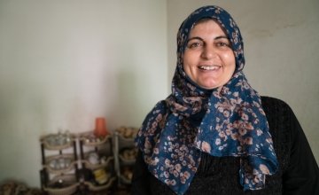 With the support of the Ration Challenge community, Farah has been able to pursue her business.