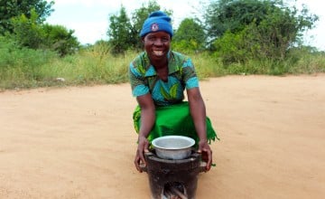 Jennifer has been able to cook more efficiently and hygienically for her five children in Malawi. Photo: Jason Kennedy