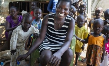 Idil* lives with her three children in a POC in Juba, South Sudan. Photo: Abbie Trayler-Smith