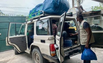 Concern team prepare to leave for Les Cayes, where there will assess the supports needed following the earthquake. Haiti Photo: Makayla Palazzo