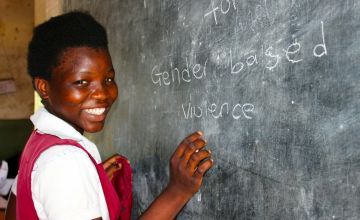 Rebecca, a student in a Primary School in Malawi. Photo: Jason Kennedy