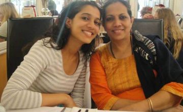 Anushree and her mum