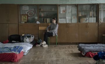 As education in Ukraine has shifted online since February 24th, education institutions have been turned into makeshift shelters for refugees from elsewhere in the country.