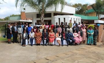 Participants of the event "Mitigating the Gendered Impacts of the Rising Costs of Living in Malawi Resulting from Ukraine Crisis" in Lilongwe, Malawi, 1st July 2022. Photo: Tabitha Kumwembe / Concern Worldwide.