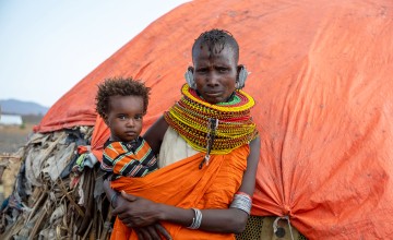 Lowiriyen Ekal (33) and her 17-month-old daughter Lagu.