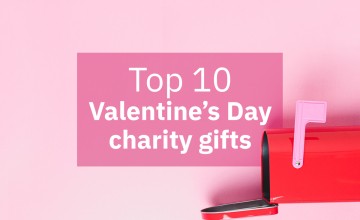 Top 10 Valentine's Day charity gifts.