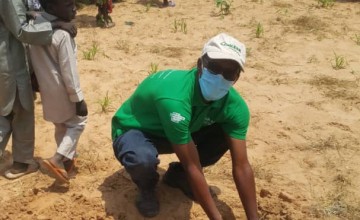 Prudence Ndolimana, area coordinator for Concern in Goz Beida, Chad.