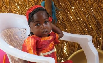 A follow-up visit to mother Houwela Chaibou and her daughter Zanadiya in Yama village, Niger. Photo: Concern Worldwide