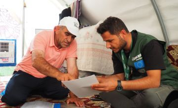 Hhammad and other community members are being supported by Concern Worldwide