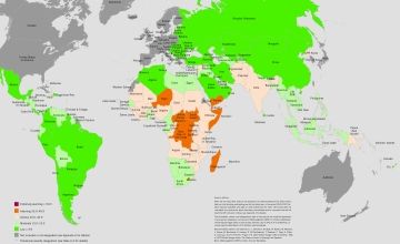 Global Hunger Index  World Map