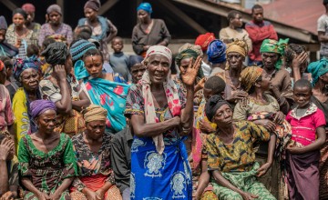 Women of Kisoko Camp, Massisi, DRC. Photo: Gabriel Nuru/Concern Worldwide.