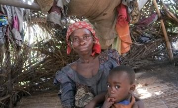 Perousse Bivugire (40) and her husband have four children, three of whom are at school. She works as a causal farm labourer, and finds it difficult to feed her children. She says her circumstances are down to poverty and the rising cost of food. Photo: Eugene Ikua/Concern Worldwide