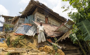 Shelter damaged in cyclone