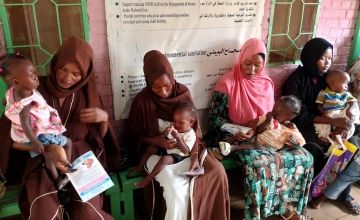 Concern Worldwide and the Ministry of Health mark World Breastfeeding Week in West Kordofan, Sudan. (Photo: Concern Worldwide)