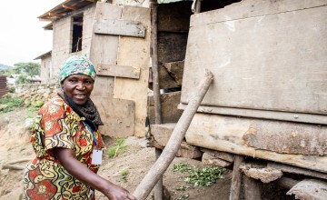 Programme participant Charlotte in Beni town. Photo: Samuel Isenge/Concern Worldwide