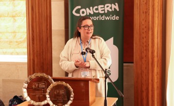 Chief adjudicator and head of Global Citizenship at Concern Worldwide, Lauren Wright.