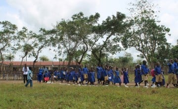 A primary school in Tonkolili District, Sierra Leone. Photo: Charlotte Woellwarth/Concern Worldwide