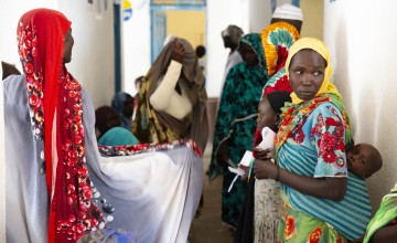 Um Shalaya health centre in Central Darfur, Sudan. Concern Worldwide is supporting this and other health centres across West and Central Darfur.