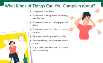 An example from the child-friendly PowerPoint presentation, used during sensitisation sessions to enhance children’s understanding of the FCRM.