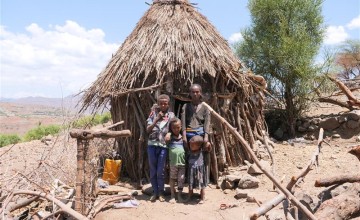 Masrie and her family reside within the Kinfanz community micro watershed in Kinfanz woreda, Milata Kabele. Photo: Eugene Ikua/Concern Worldwide.