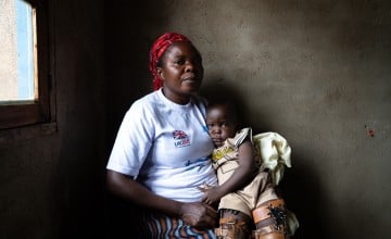 Mother and son in DRC