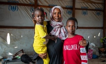 Mother in South Sudan