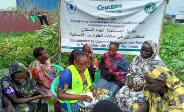 Women attending a listening group at Malakal Protection of Civilians site. Photo: CEN.