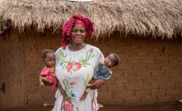 A mum and two babies