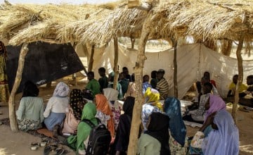 Previous classroom conditions for students. Photo: Kouakaine Moundi/Concern Worldwide.