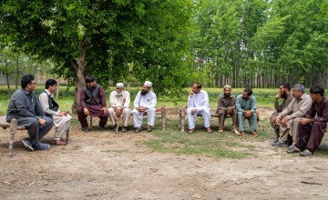 Meeting with the Male Farmer Field School from Charsadda, Pakistan. Photo: Concern Worldwide.