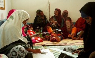 The SCC, Consortium Management Unit (CMU) and Concern Worldwide Emergency and Health & Nutrition sectors visited supported health facilities at Sinka-dheer in Daynile District. Photo: Concern Worldwide.