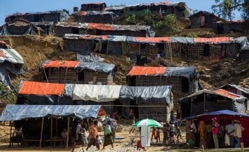 Moynardhona refugee camp, Cox's Bazar, Bangladesh