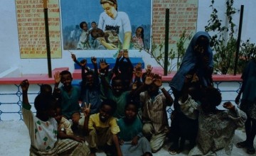 Mural from the people of Somalia to remember Concern aid worker Valerie Placewho was killed in 1993 when she was caught up in gun fire. Photo: Concern Worldwide.