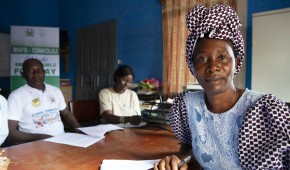 Jane Feaa Kabba-Seisillah, District Agriculture Officer for Tonkolili in Sierra Leone. Photo: Concern Worldwide.