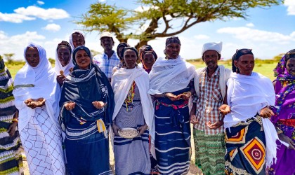 Members of Chalbi Salt Self Help Group in northern Kenya. Photo: Jennifer Nolan