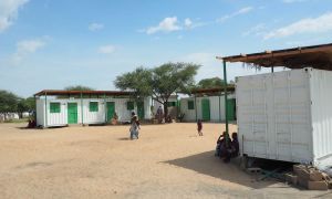 The life-saving health post built using shipping containers and fully equipped in just 3 months by Concern in Chad.